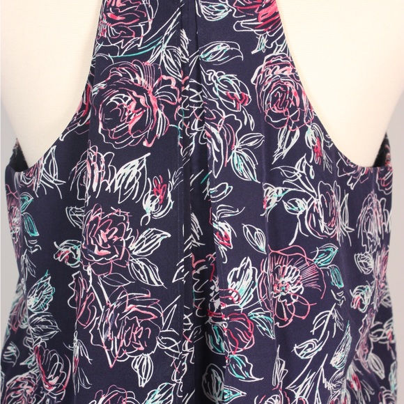 Joie Silk Floral Pattern Printed Sleeveless Dress - Picture 5 of 10